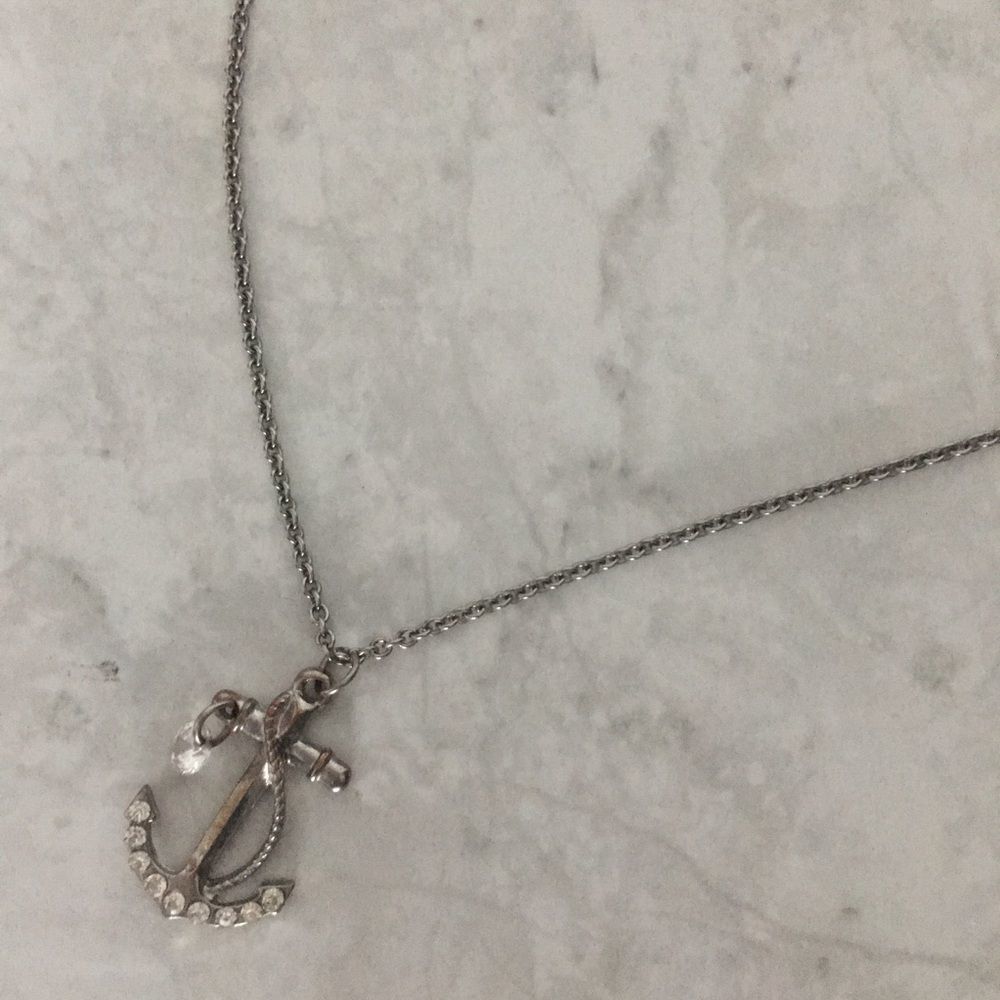 Stunning Crystal Anchor Necklace